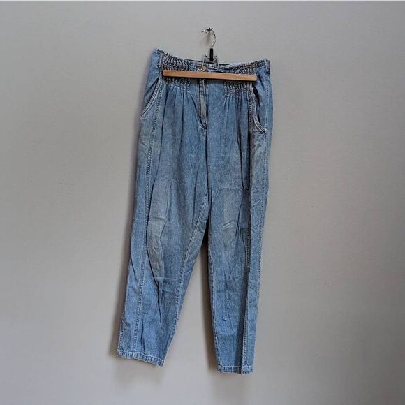 QPS Vintage Pleated Mom Jeans - Picture 3 of 10